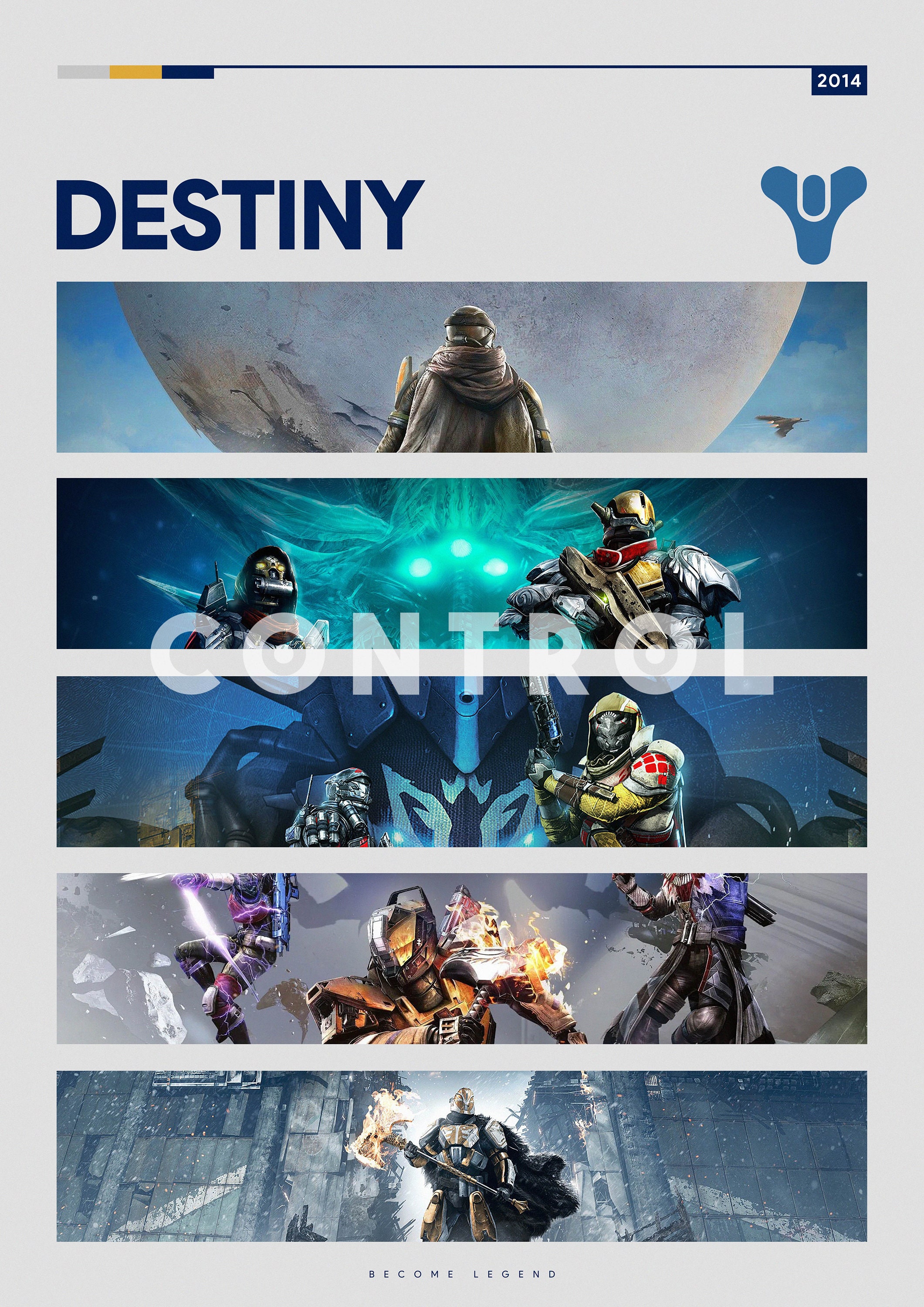Destiny Poster Collection DESTINY POSTER - Digital Print - Etsy