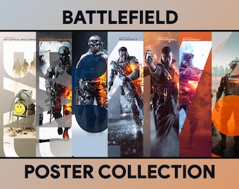 Colección de carteles de BATTLEFIELD - Impresión digital