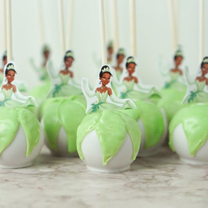 Princess and the frog cake pops, Princess and the frog cookies, Princess and the frog decorations, Princess and the frog birthday