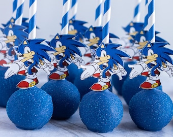 Sonic the hedgehog birthday cake pops, sonic the hedgehog birthday party, sonic the hedgehog (12)