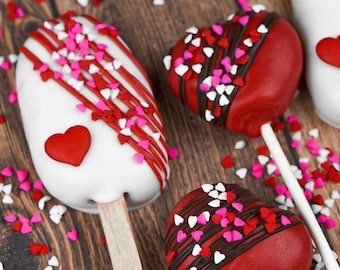 Valentines Day Cake Pops Cakesicles Gift