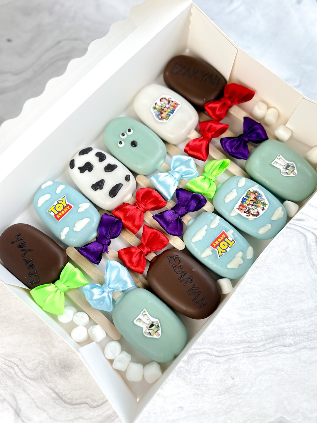 Toy Story Inspired Cake Pops Cakesicles Party Treats12 Etsy