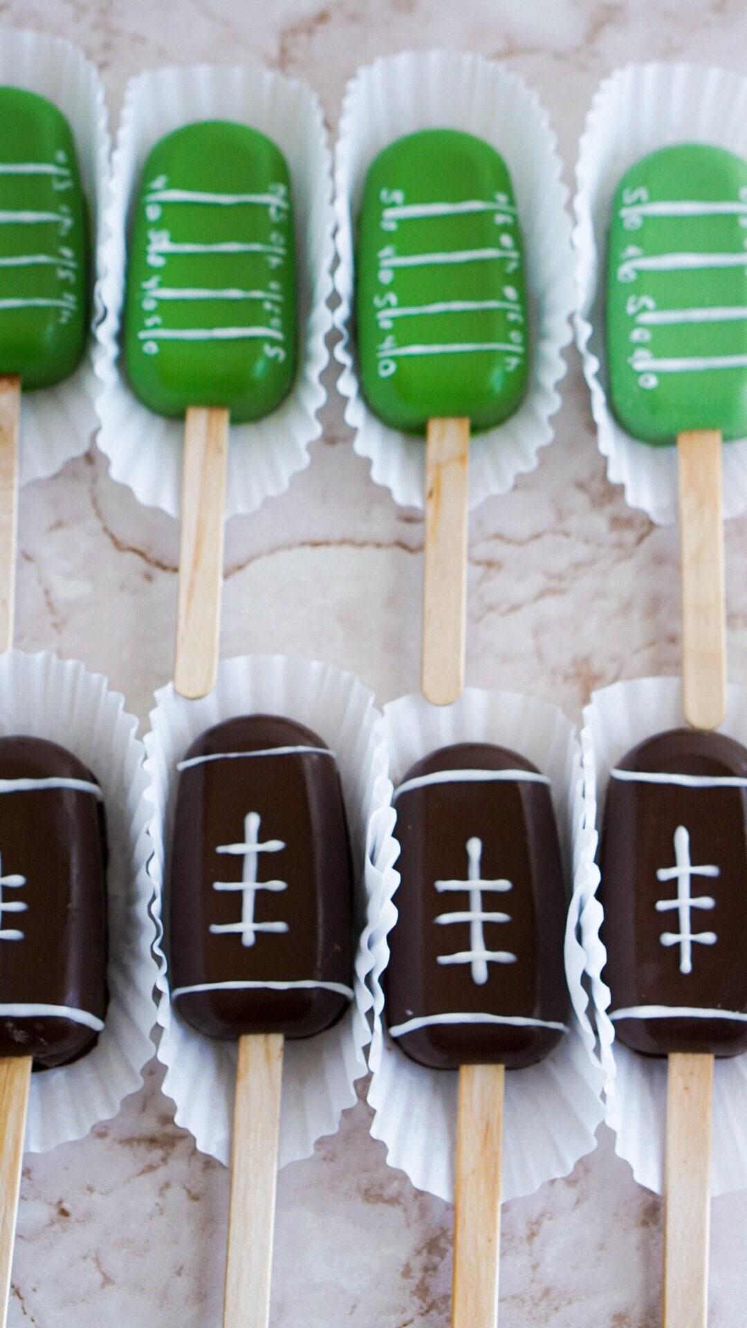 Football Cakesicles Sports Treats