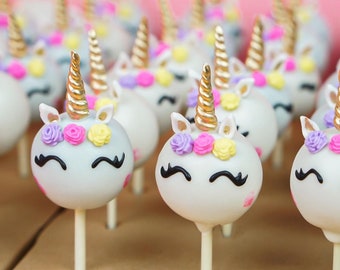 Unicorn Birthday Cake Pops