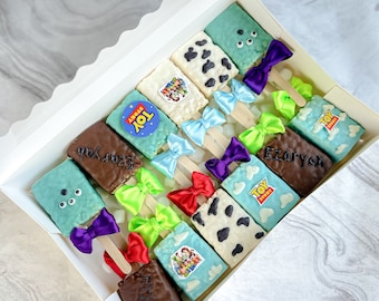 Toy Story Inspired Rice Krispies Cake Pops Cakesicles Party Treats(12)