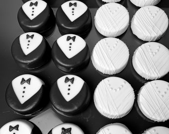 Wedding Bride & Groom Oreos Treats Favors 12 Oreos gift