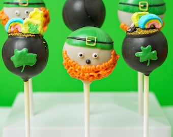 St. Patrick’s Day Cake Pops, 12 cake pops, St. Patrick’s Day Party