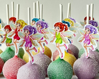 Fairy birthday cake pops