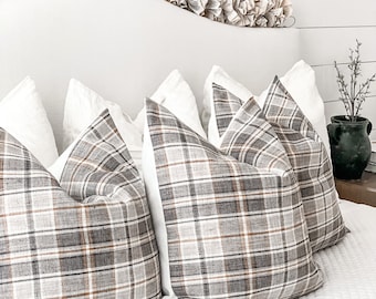 Plaid Pillow Cover