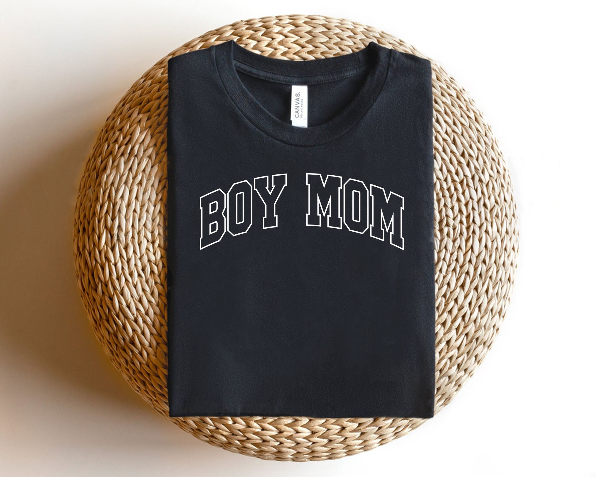 Boy Mom Svg, Digital Download, Arc Boy Mom Svg, Varsity Font