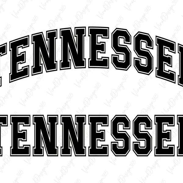 Tennessee Svg, Digital Downloads, USA State Svg, College Font Svg, Tennessee Shirt Svg, Varsity Font Svg, State Svg, Svg Files for Cricut