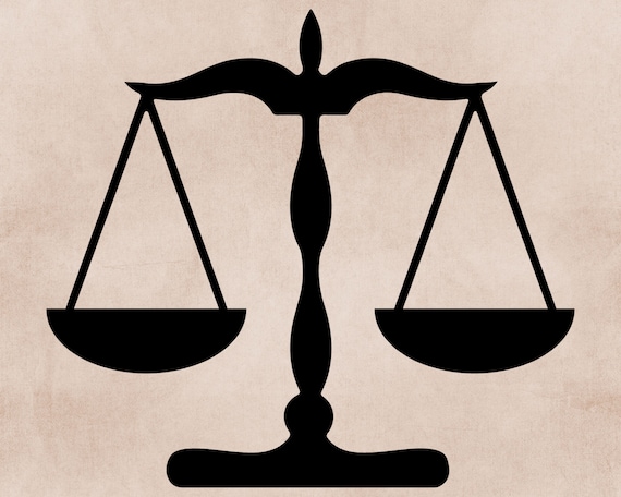 Law Scales Svg Scales of Justice Svg Cricut Lawyer Svg - Etsy