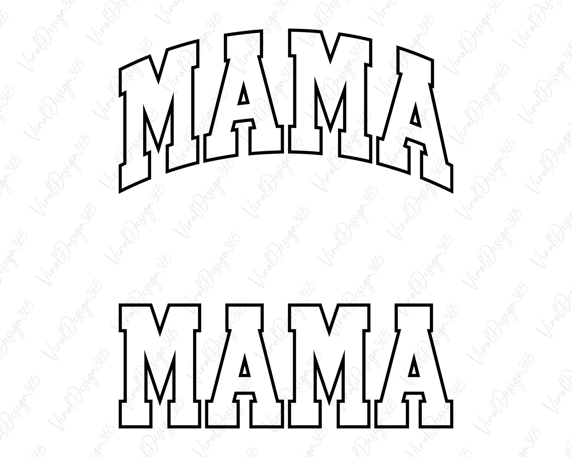 Mama Svg Digital Download Arc Mama Svg Varsity Font Svg - Etsy Canada