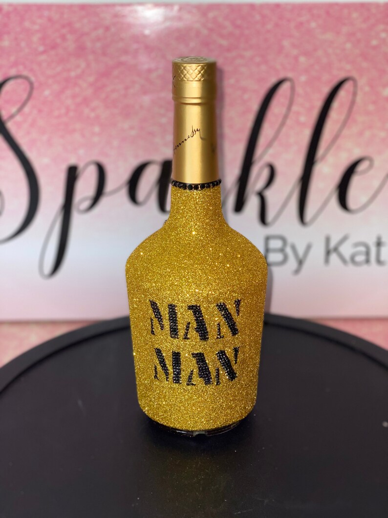 Customized Alcohol Glitter Bottle Etsy