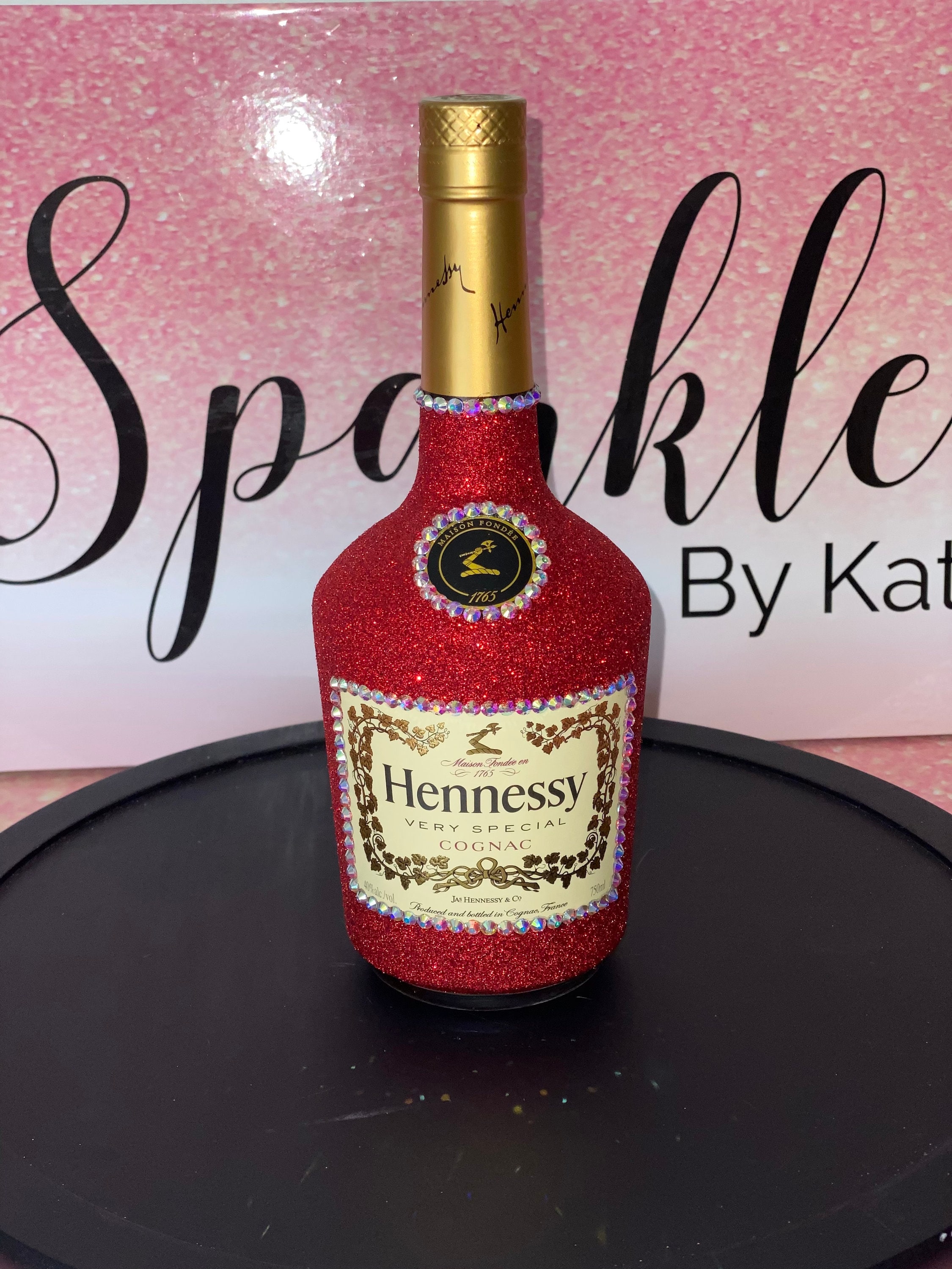 Customized Alcohol Glitter Bottle Etsy