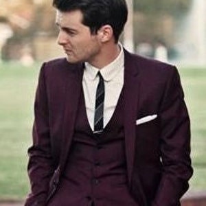 Dark wine colour coat pant on sale