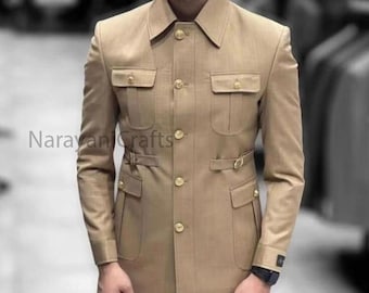 Stylish Decent Stylish Safari Suit for men for wedding and events and party and casual wear
