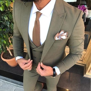 Handmade Light Green Jodhpuri Suit Ethnic Bandgala Wedding Reception
