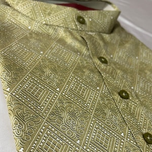 Designer Printed Cotton Kurta Payjama Set Ethnic Men s Wear