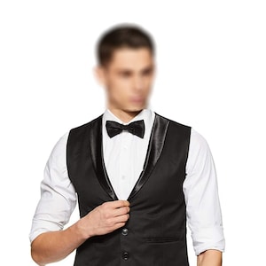 NarayaniCrafts Stylish partywear style Navy Blue color waist coat for men.