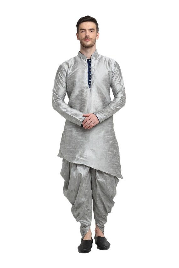 New Ethnic Stylish Stylish Partywear Banarasi Silk Kurta Pajama for Men. Etsy UK