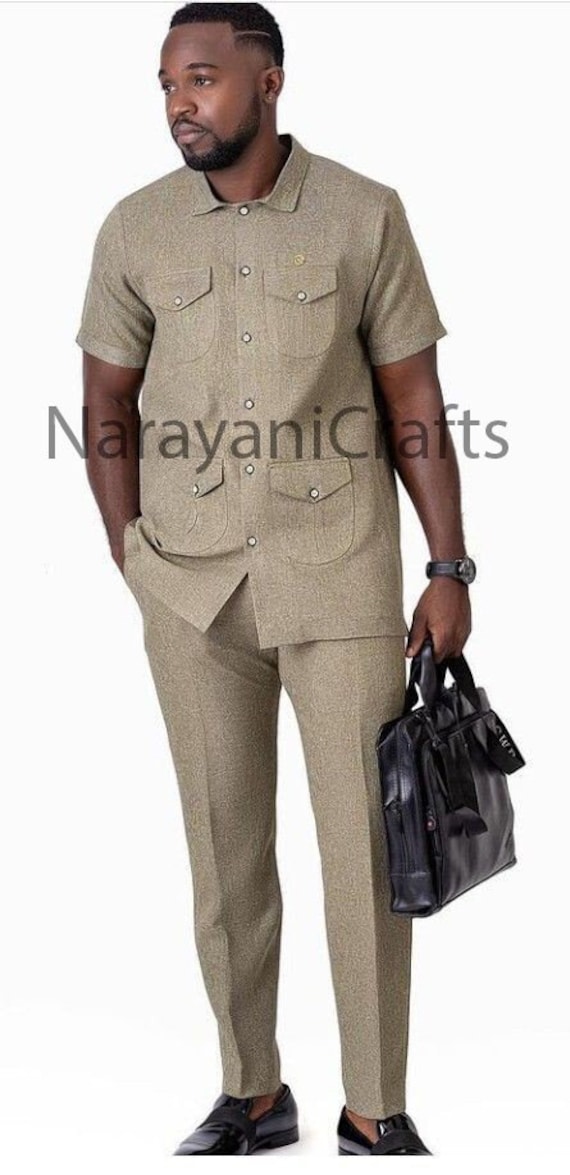 Short sleeve deals safari suit