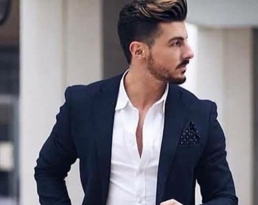 Stylish Navy Blue Two Piece Suit for Men for Wedding and Events - Etsy