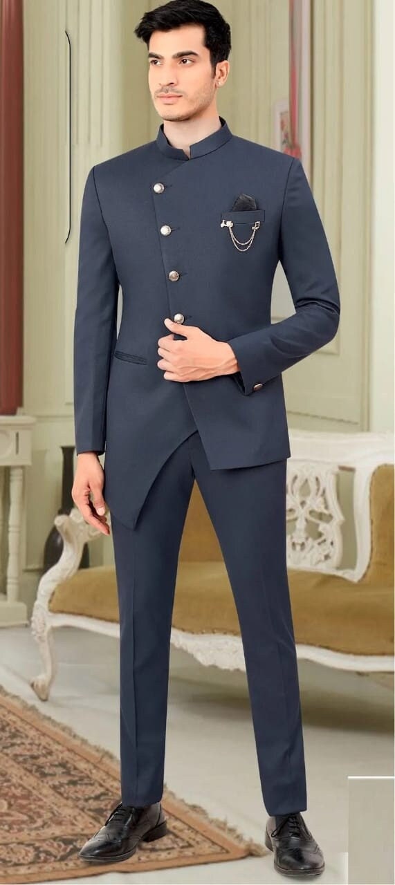 Navy blue best sale jodhpuri