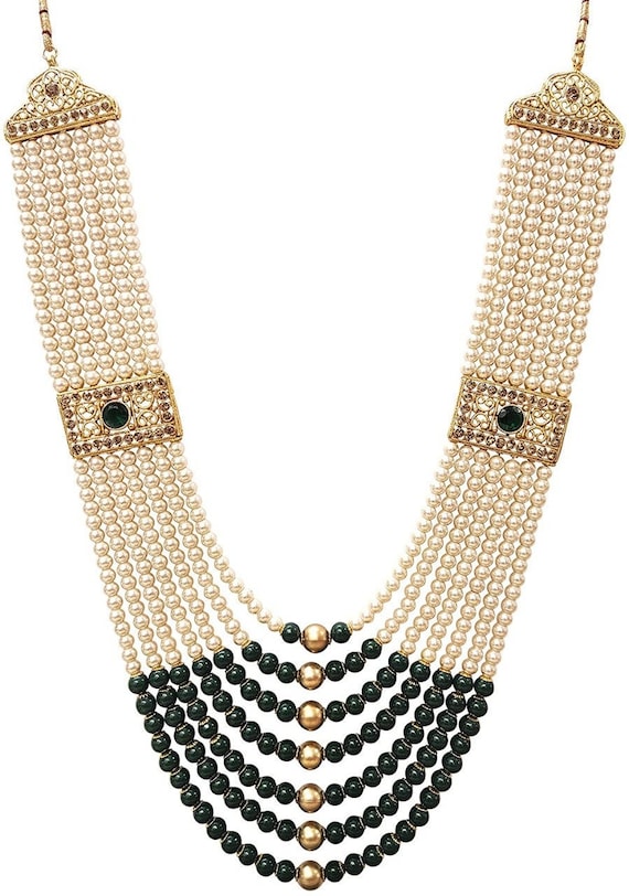 Dulha necklace moti mala deals