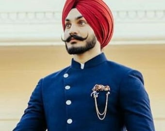 Buy Designer Stylish Royal Blue Color Jodhpuri Bandgala Suit for Men for Wedding Party Reception and Events and Festive Online in India Etsy