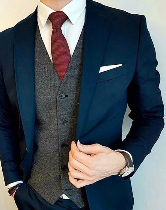 Navy Blue Wedding Suits & Groom's Tuxedos | Gentleman's Guru