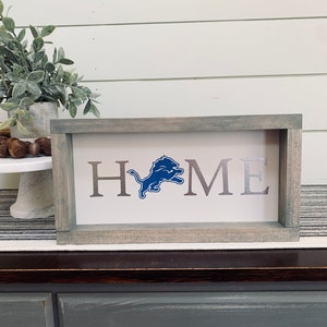 Detroit Lions Home Sign