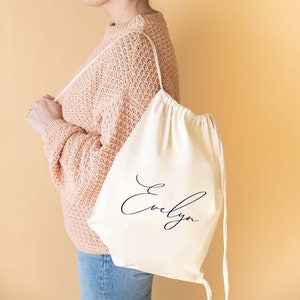 Custom Backpack - Bridesmaid Backpack - Bachelorette Party Bag - Custom Bridal Backpack - Nashville Bach Party - Personalized Cotton Pack