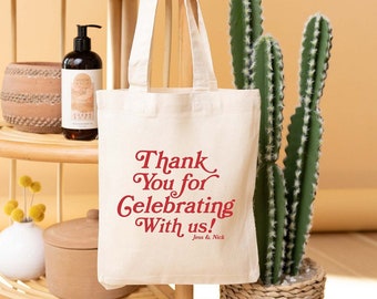 Welcome Tote Bag - Destination Wedding Welcome Totes - Thank You Tote Bag - Classic Wedding Welcome Tote - Destination Wedding Tote Bag