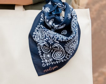 Custom Bandana - Custom Handkerchief - Bachelorette Gift - Western Bach - Hand Made Bandana - Baseball Cap - Austin Bach - Cowgirl Western
