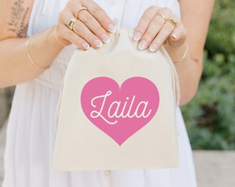 Valentine's Day Favor Bag - Valentine's Day Bags - Galentine's Day - Custom Valentine Bags - Custom Galentine Favors - Valentine Party Favor
