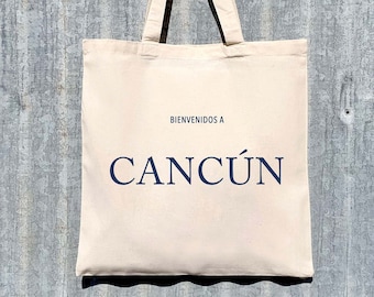 Welcome Tote Bag - Destination Wedding Welcome Totes - Cancun Welcome Tote - Mexico Wedding Welcome Tote - Destination Wedding Tote Bag
