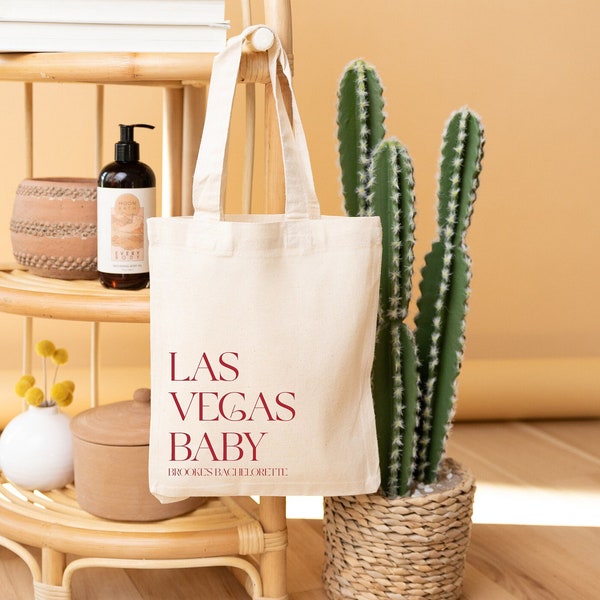 Welcome Tote Bag - Destination Wedding Welcome Totes - Las Vegas Welcome Tote - Vegas Bachelorette Tote - Destination Wedding Tote Bag