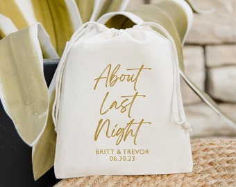About Last Night - Hangover Kit - About Last Night Hangover Kit - Hangover Bags - Custom Recovery Kit - Bachelorette Gifts - Bachelorette