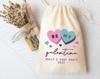 Galentine Favor Bags - Valentine's Day Bags - Galentine's Day - Custom Valentine Bags - Custom Galentine Favors - Valentine Party Favors