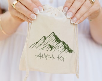 Wedding Welcome Bags - Mountain Wedding Welcome Bag - Destination Wedding Welcome Bags - Welcome Bags - Wedding Favors - Hangover Kit Bags