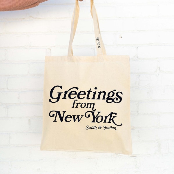 Custom New York Tote Bag Etsy