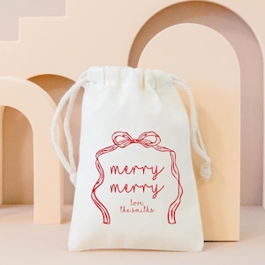 Holiday Recovery Kits - Merry And Bright Favors - Holiday Hangover Kit Bag - Xmas Holiday Party Favor - Christmas Party Favor Bags