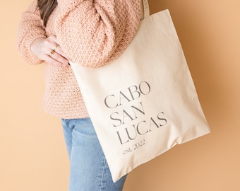 Welcome Tote Bag - Destination Wedding Welcome Totes - Mexico Welcome Tote - Beach Wedding Welcome Tote - Destination Wedding Tote Bag