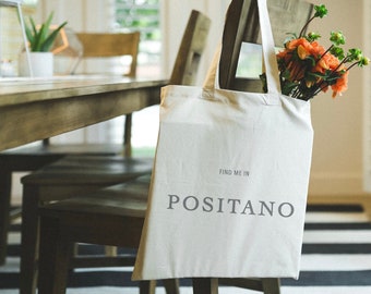Welcome Tote Bag - Destination Wedding Welcome Totes - Positano Welcome Tote - Italy Wedding Welcome Tote - Destination Wedding Tote Bag