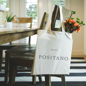 Welcome Tote Bag - Destination Wedding Welcome Totes - Positano Welcome Tote - Italy Wedding Welcome Tote - Destination Wedding Tote Bag