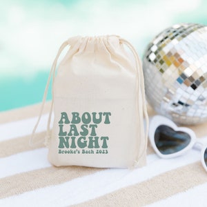 Sobre anoche - Kit para la resaca - Kit para la resaca - Bolsas para la resaca - Kit de recuperación personalizado - Regalos para despedidas de soltera - Regalo genial