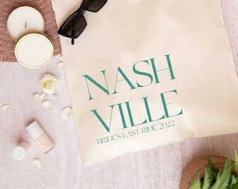 Welcome Tote Bag - Destination Wedding Welcome Totes - Nashville Welcome Tote - Nash Bash Welcome Tote - Nashville Bachelorette Tote Bag