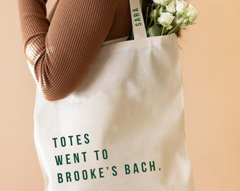Benutzerdefinierte Bachelorette Totes - Bachelorette Griff Einkaufstasche - Bachelorette Willkommenstasche - Totes gingen zu den Bachelorette Favor Bags