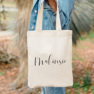 Bolsa de mano con texto personalizado - Bolsa de bienvenida para boda - Bolsa de despedida de soltera - Bolsa de dama de honor personalizada - Bolsa para fiesta nupcial - Regalo para dama de honor